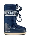 Moon Boot Mens Blue Icon Branded Nylon Snow Boots M