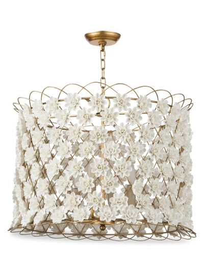 Regina Andrew Alice Porcelain Flower Chandelier In Gold
