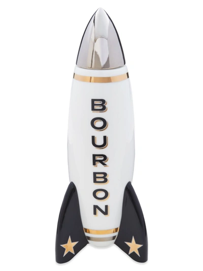 Jonathan Adler Rocket Bourbon Decanter In White