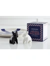 Jonathan Adler French Bulldog Salt & Pepper Shakers In Black & White