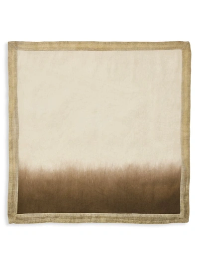 Kim Seybert Linen Dip Dye Napkins, Set Of 4 In Natural