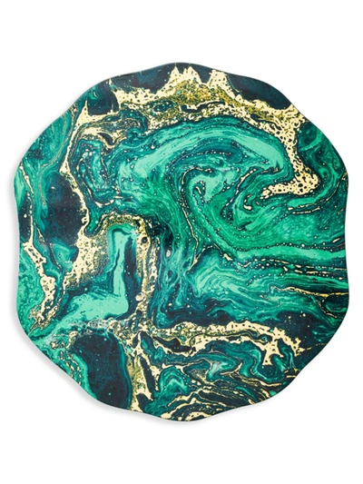 Kim Seybert Cosmos Placemats, Set Of 4 In Emerald