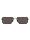 Bottega Veneta Bv1126s In 003 Silver Silver Grey