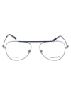 Calvin Klein Satin Silver Metal Optical Glasses In 045 Satin Silver
