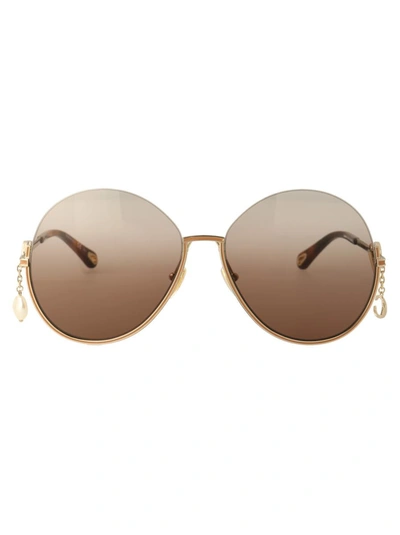 Chloé Ch0067s Sunglasses In Brown