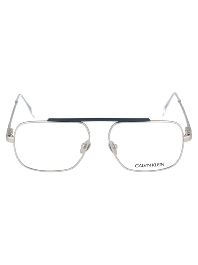 Calvin Klein Ck18106 Glasses In 045 Silver Navy