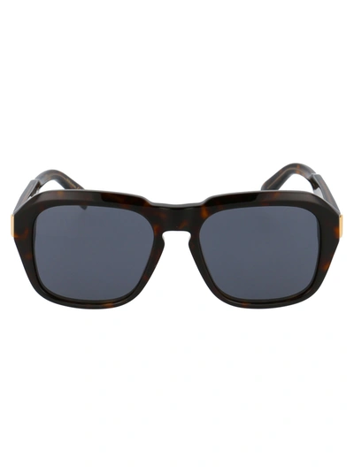 Dunhill Du0001s Sunglasses In 003 Havana Havana Grey
