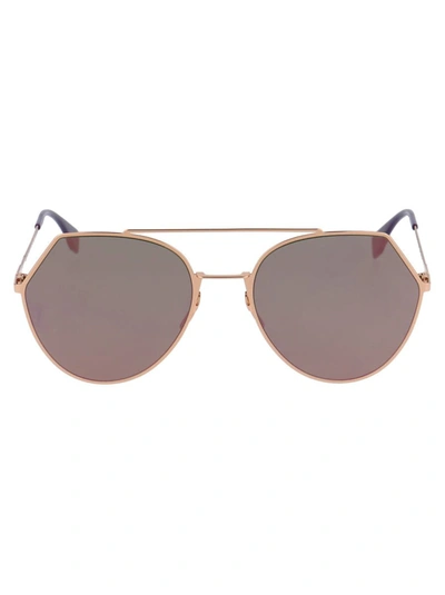 Fendi Women's  Pink Metal Sunglasses