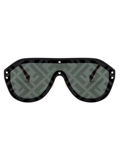Fendi Men's  Black Acetate Sunglasses