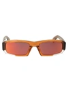 Jacquemus Rounded Frame Sunglasses In Multi Brown