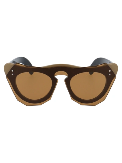 Marni Eyewear Kids'  Sunglasses In 213 Light Brown