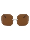 Marni Eyewear Me109s Sunglasses In 028 Palladium