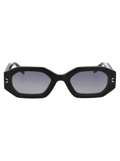 Mcq By Alexander Mcqueen Mcq Alexander Mcqueen Rectangular Frame Sunglasses In Black