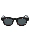 Thierry Lasry Marbled-effect Sunglasses In 101 Black