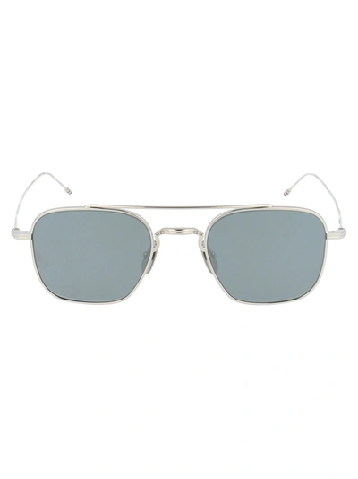 Thom Browne Sunglasses In Silver