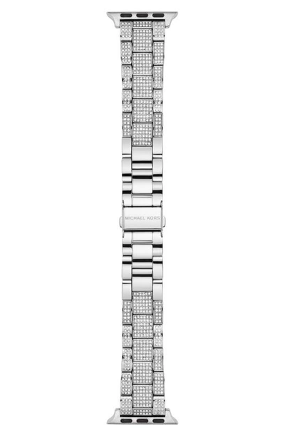 Michael Michael Kors Pavé Apple Watch® Bracelet Watchband In Stainless