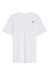 Nike Legend 2.0 Dri-fit Training T-shirt In White/black