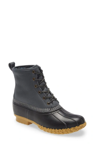 8-inch Waterproof Insulated Bean Boot In Iron/ Black/ Gum