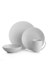Nambe Pop Collection By Robin Levien 4-piece Place Setting In Chalk