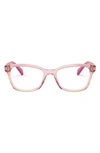 Ray Ban 48mm Optical Glasses In Fuchsia