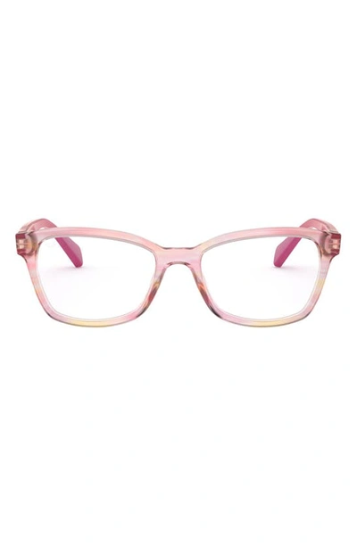 Ray Ban 48mm Optical Glasses In Fuchsia