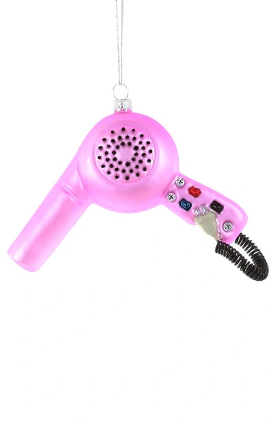 Cody Foster & Co. Hair Dryer Ornament In Pink Multi