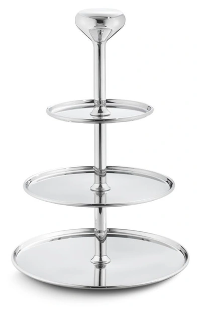 Georg Jensen Alfredo Server Etagere In Silver-tone