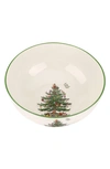 Portmeirion X Ted Baker Christmas Tree Serving Bowl In Green