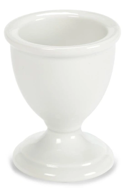 Pillivuyt Set Of 6 Traditonal Footed Egg Cups In White
