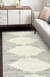 SOLO RUGS BERNIE WOOL BLEND AREA RUG,S3209-05000800-IVOR