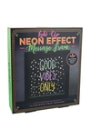 Iscream Neon Effect Frame In Multi