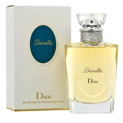 Dior Christian  Ladies Ella Edt Spray 3.4 oz (100 Ml) In Green / Rose