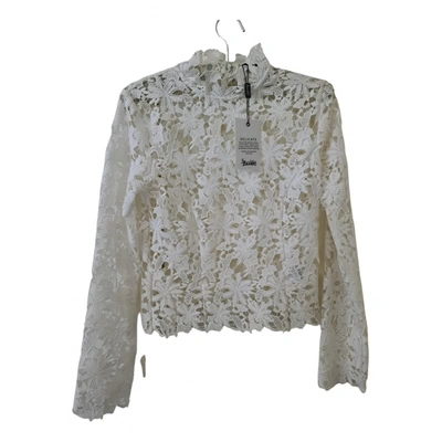 Pre-owned Bardot Top In White