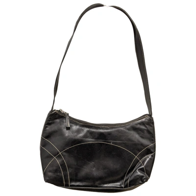 Pre-owned Aldo Leather Handbag In Black