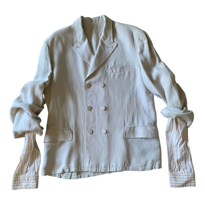 Pre-owned Jean Paul Gaultier Linen Vest In Grey