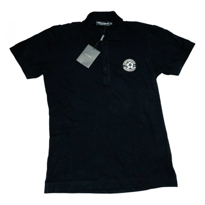 Pre-owned Dolce & Gabbana Polo Shirt In Black