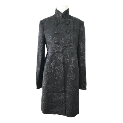 Pre-owned Jill Stuart Wool Coat In Black