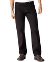 Levi's Men's Big & Tall 550 Relaxed Fit Non-stretch Jeans In Black