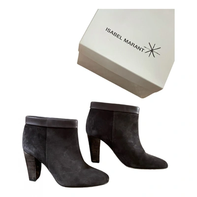 Pre-owned Isabel Marant Ankle Boots In Grey