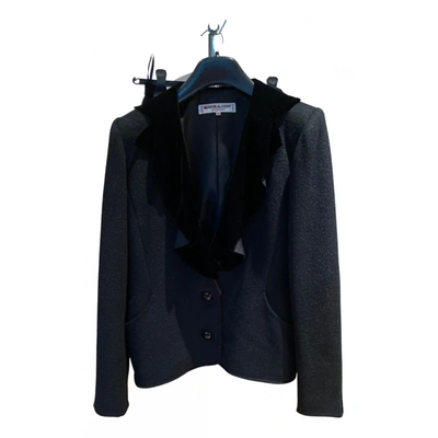 Pre-owned Saint Laurent Wool Suit Jacket In Black