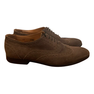 Pre-owned Cantarelli Lace Ups In Brown