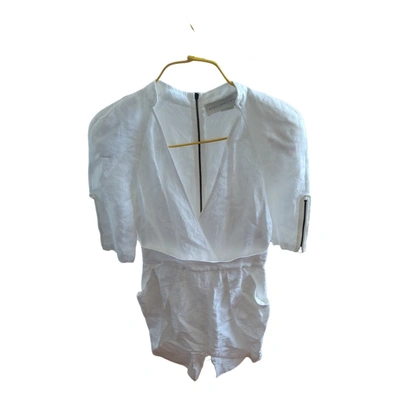 Pre-owned Stella Mccartney Jumpsuit In White
