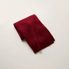 Polo Ralph Lauren Cable Cashmere Throw Blanket In Burgundy