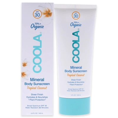 Coola Mineral Body Organic Sunscreen Lotion Spf 30 Tropical Coconut 5.0 oz/ 148 ml In N,a