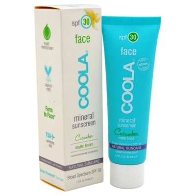 Coola Mineral Face Sunscreen Matte Tint Spf 30 - Cucumber By  For Unisex - 1.7 oz Sunscreen In N,a