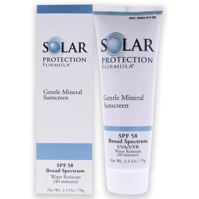 Tizo Solar Protection Formula Gentle Mineral Sunscreen Spf 58 By  For Unisex - 2.5 oz Sunscreen In N,a