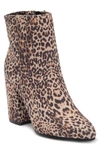 Sugar Evvie Block Heel Boot In Z-cheetah Micro