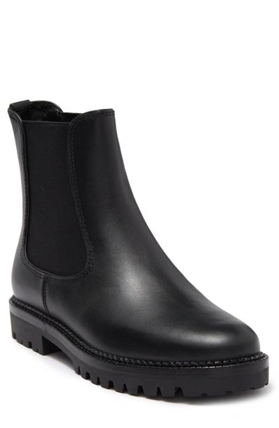 Vince Carmine Lug Sole Chelsea Boot In Black