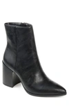 Journee Collection Kathie Vegan Leather Bootie In Black