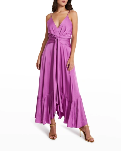 Patbo Sleeveless Tie-front Midi Dress (online Exclusive) In Orchid